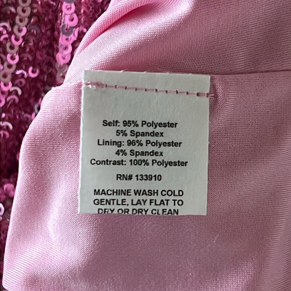 Show Me Your Mumu Pink Sequined Show Off” Jumpsuit XS - Picture 6 of 7